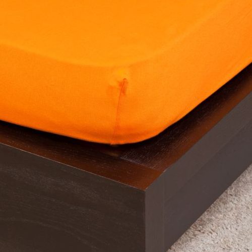 NATURTEX gumis jersey lepedő - narancssárga - 200x200cm