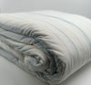 Babakék - fehér csíkos színű steppelt ágytakaró 235x250 cm