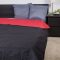 NATURTEX EMILY ágytakaró - piros-fekete - 235x250 cm