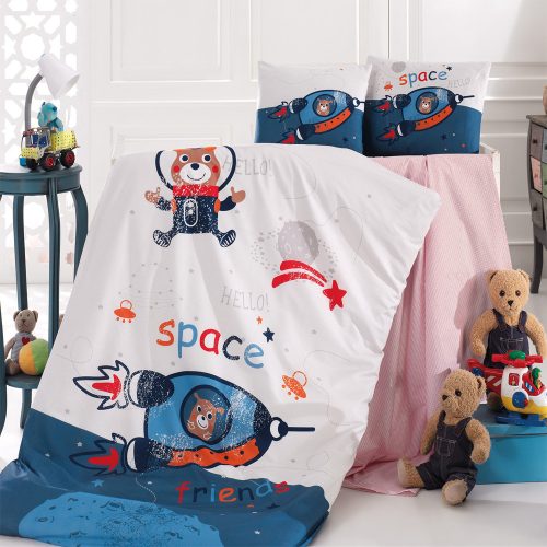Space gyermek ágyneműhuzat - pamut